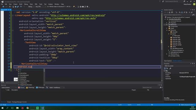 Make a CALCULATOR App with Xamarin Android #1 - Making the UI смотреть онлайн