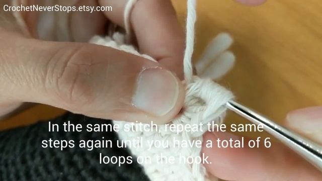 (Crochet Tutorial) How To Crochet A Nose On The Doll (Bobble Stitch)