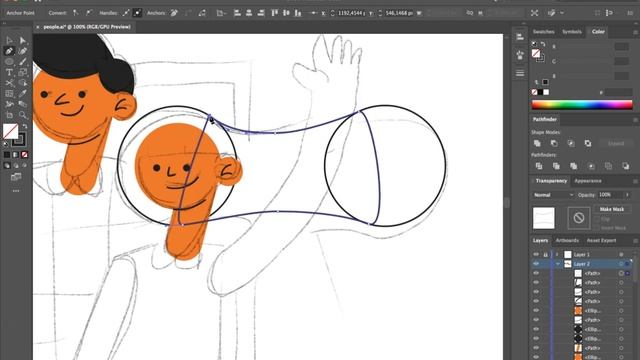Рисуем обложку в Adobe Illustrator | уроки для новичков смотреть онлайн