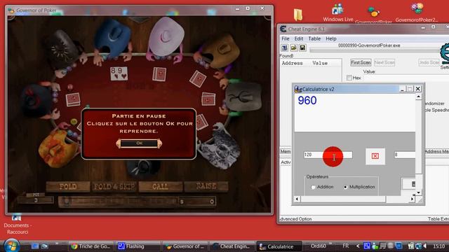 Tricher sur Governor of Poker (jetons) avec Cheat Engine 6.1 смотреть онлайн