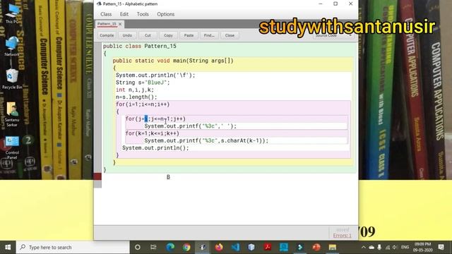 JAVA String Handling Part 23: Alphabetic Pattern смотреть онлайн