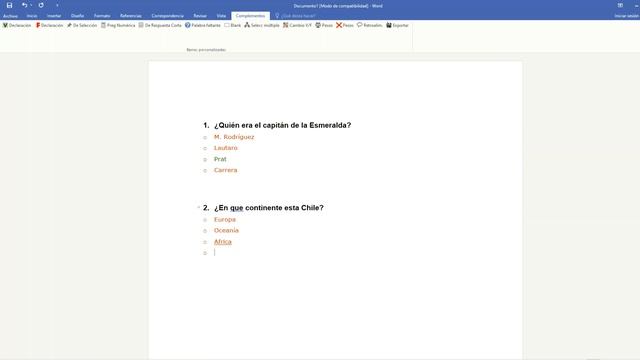 Crear preguntas de Alternativas para moodle a partir de plantilla word смотреть онлайн