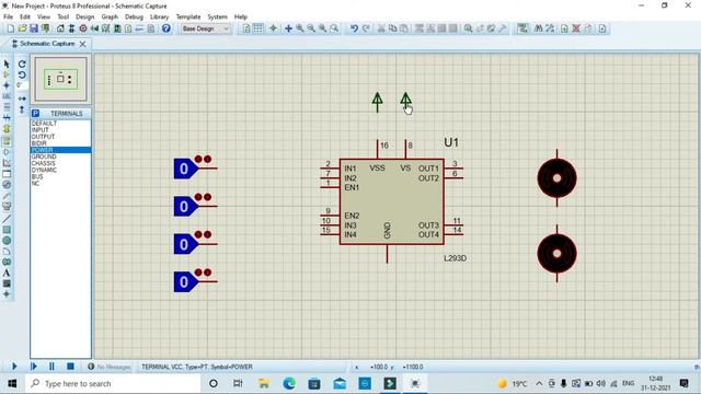 How to test L293D motor driver circuit on proteus || How to make L293D circuit смотреть онлайн