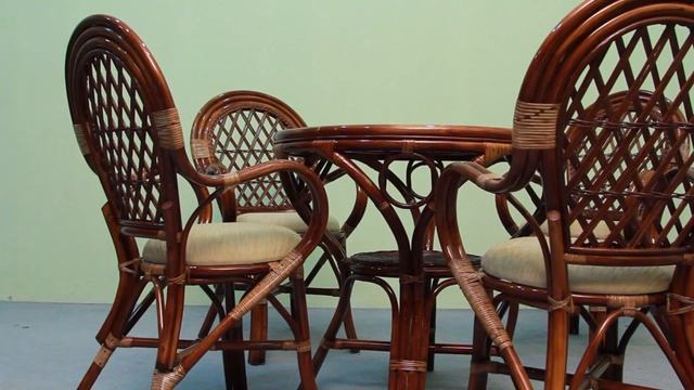 #BaliMoscow - Лангкави (комплект обеденный из ротанга) смотреть онлайн