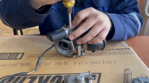 Сборка разборка простейшего карбюратора PD24J