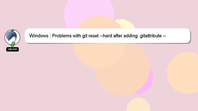 Windows : Problems with git reset --hard after adding .gitattribute -- local changes that should no смотреть онлайн