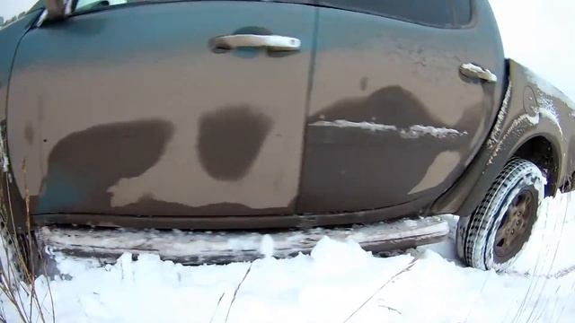 Нива 2131 против Митсубиси L200 Автотрек для внедорожников Нива и L200 по снегу #40 смотреть онлайн