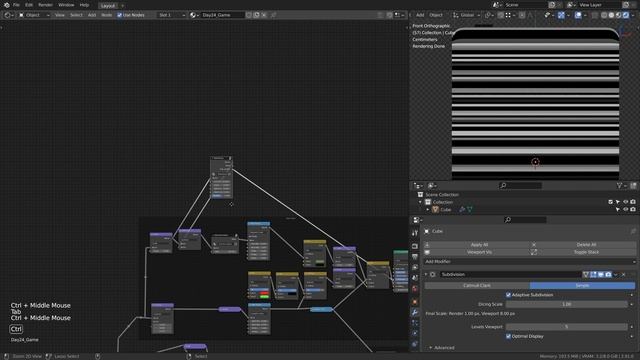 Nodevember 2020: Day 27 - Glitch (Blender 2.91 Cycles Timelapse) смотреть онлайн