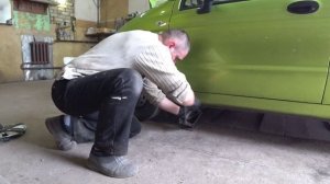 Установка ламп белого света на Дэо Матиз