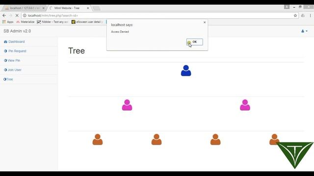 MLM(Multi Level Marketing) website using php part 17(D) - Create Tree Structure смотреть онлайн