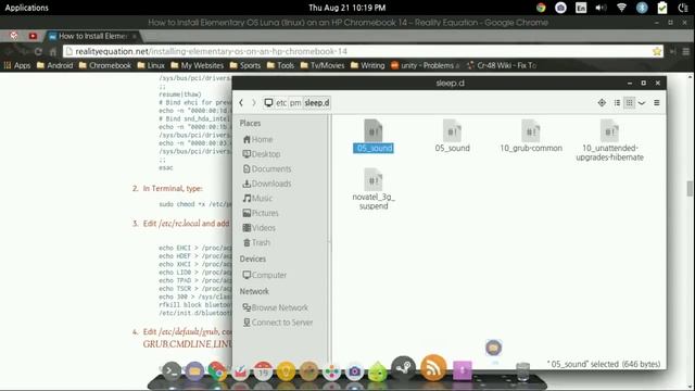 Replacing Chrome OS With Elementary OS: Fixing The Suspend Issues смотреть онлайн