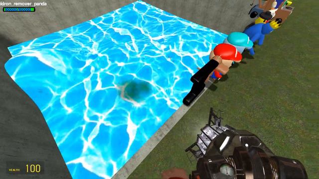 🌊 BIG HOLE WATER 3D SANIC CLONES MEME SPARTAN KICKING in Gmod смотреть онлайн