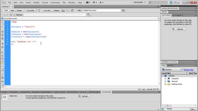 PHP Tutorial: Password Encryption with MD5, SHA1, and Crypt -HD- смотреть онлайн