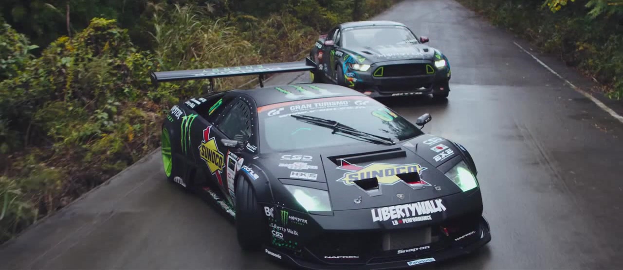 HOONIGAN - KEN BLOCK'S Lamborghini & Ford Mustang смотреть онлайн