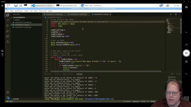 Homework Solution: TopTechBoy Raspberry Pi, lesson #4 смотреть онлайн