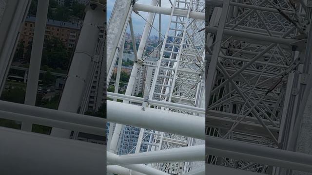 Колесо обозрения 140 метров высота. Москва. смотреть онлайн