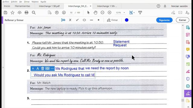 Formal and informal messages with tell and ask In terchange 1.EXPLICADO en español смотреть онлайн