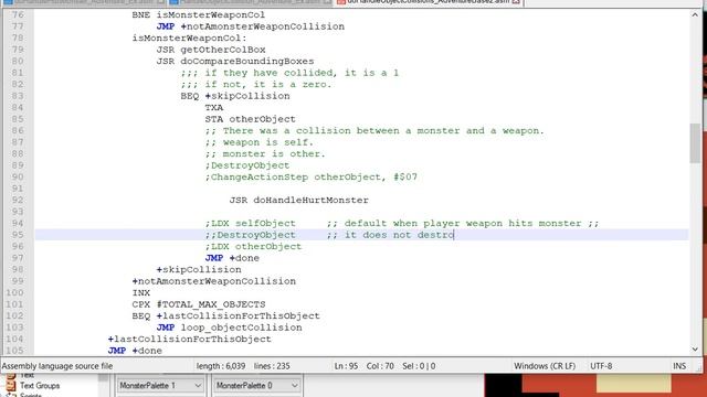 NESmaker Showing Edited Collisions Adventure Ex Prototype Script with Monster Weapons смотреть онлайн