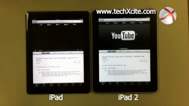 เปรีบเทียบ IPad และ IPad 2 - Internet 2
