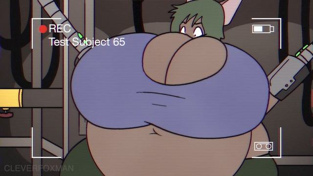 Trapped And Pumped Belly Inflation Animation
