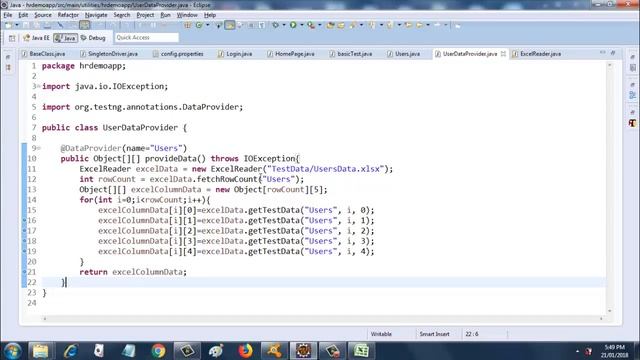 Creating multiple users using DataProvider смотреть онлайн