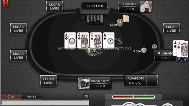 MARTINSGBA FOUR JJJJ vs QQQAA FULL HOUSE POKER STARS FICTÍCIO смотреть онлайн