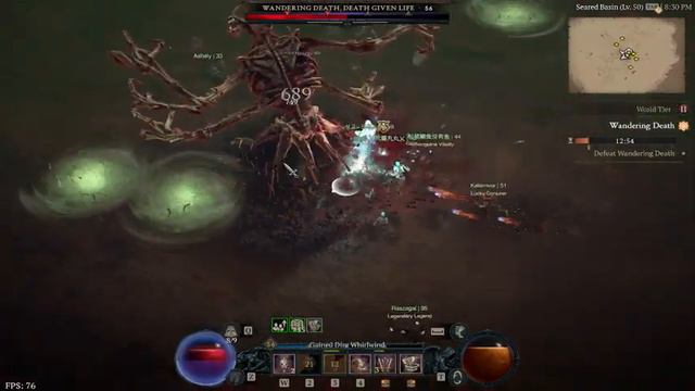 Diablo 4 World Boss - The Wandering Death смотреть онлайн