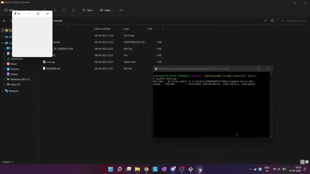 Mp4 to Mp3 Converter in Python | Python Script смотреть онлайн