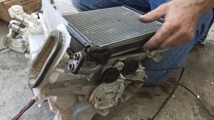 Королла, замена заслонок отопителя/, кондиционера