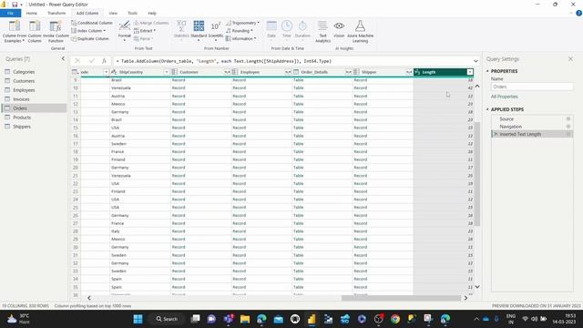 38. Extract Length of Data In Column | Power Query Editor смотреть онлайн
