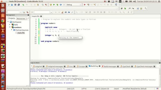 Fortran Programming Tutorials (Revised) : 003 : Implicit None + Simple Data types смотреть онлайн