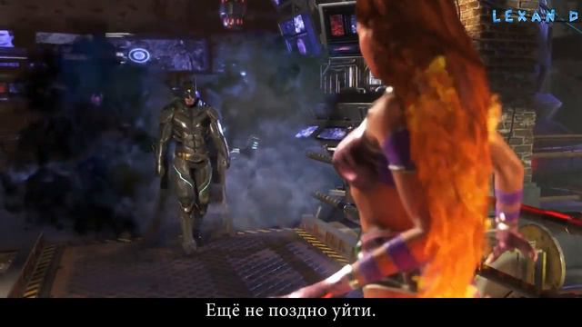 Injustice 2 - Бэтмен против Старфаер - Intros & Clashes (rus) смотреть онлайн