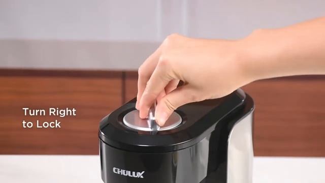 CHULUX Stainless Steel Single Serve Coffee Maker with Water Window for Capsule,One Button Operation смотреть онлайн