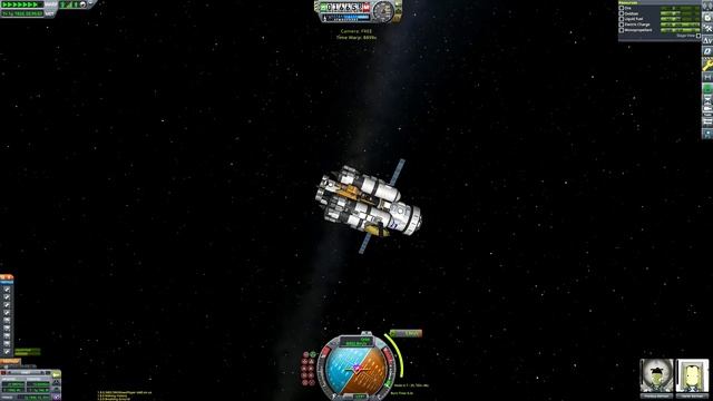 One ship, FOUR landings! - KSP 1.8 смотреть онлайн