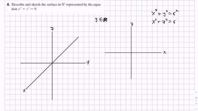 How to Describe and Sketch Surfaces from Equations in 3D (12.1.8) смотреть онлайн