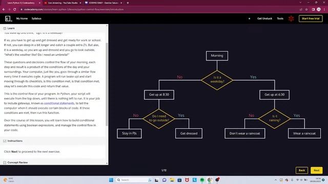 Random Coding : Learn Python 3 | Codecademy (Part 1) смотреть онлайн