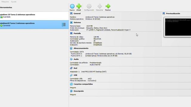 Oracle VM VirtualBox Administrador Tarea 2 sistemas operativos Manuel Tejada dsn 010 смотреть онлайн