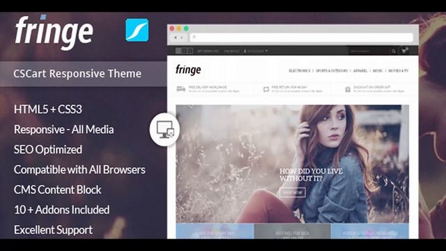 Fringe - Responsive CS-Cart Theme | Themeforest Website Templates and Themes смотреть онлайн