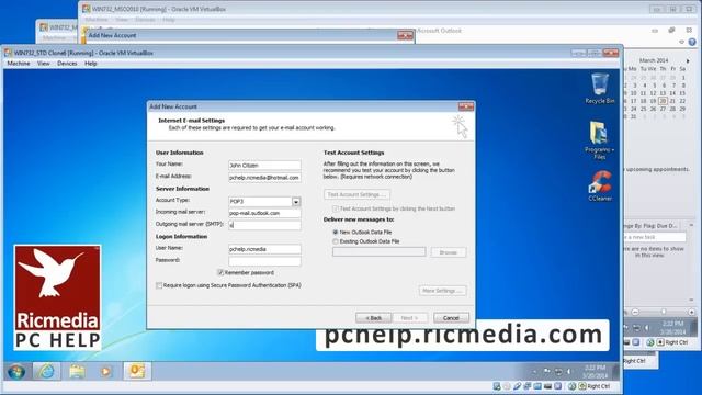 Setup Outlook to access Hotmail via POP3 смотреть онлайн