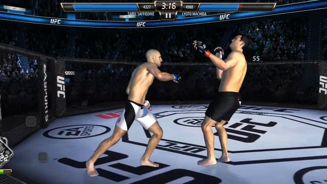 UFC MOBILE. Карьера TAREC SAFFIEDINE. 91 бой смотреть онлайн