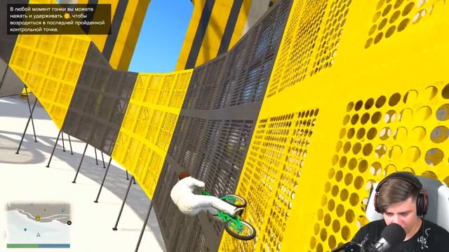 ТОЛЬКО ЧИТЕРЫ СМОГУТ ПРОЙТИ ЭТОТ ХАРД ПАРКУР НА BMX! (GTA 5 Смешные Моменты) смотреть онлайн