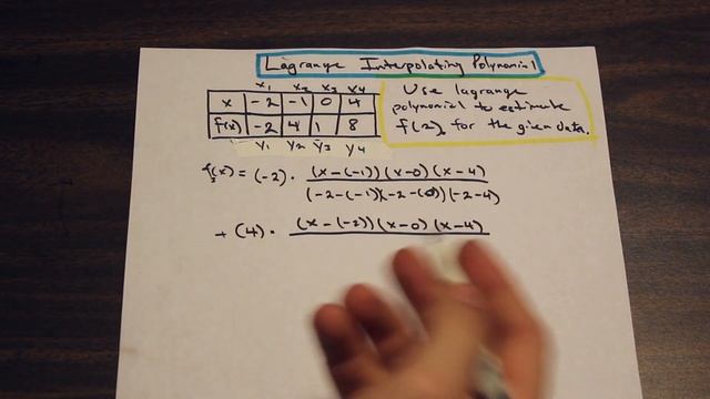 Lagrange Interpolating Polynomial - Easy Method смотреть онлайн