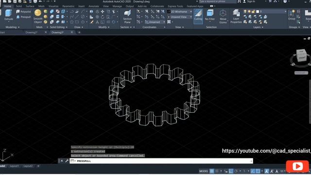 3D GEAR DESIGN IN AUTOCAD | 3D Design | How to Make Gear in AutoCAD? | AutoCAD 3D Tutorial, Trainin смотреть онлайн