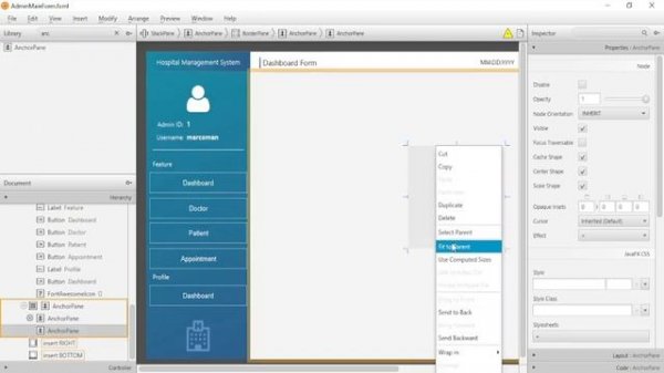 JavaFX Tutorial PART (2/8) - Complete Hospital Management System with Source Code