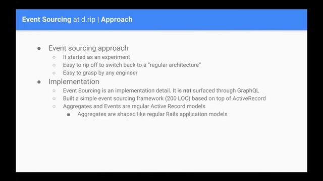 VANRUBY - Event Sourcing on Rails смотреть онлайн