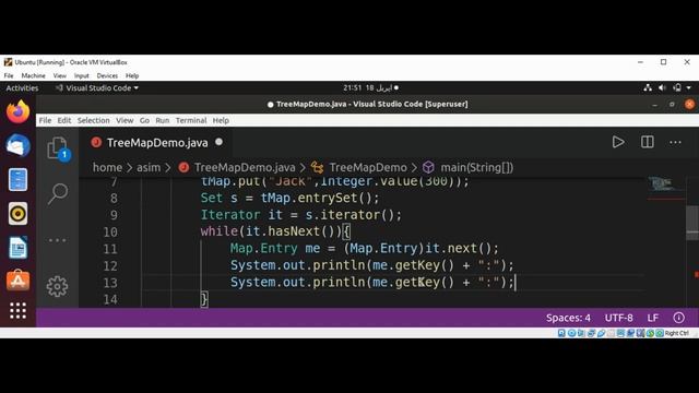 TreeMap Example in Java смотреть онлайн