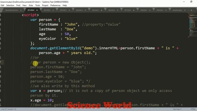Creation Of Object | Object Properties | Create Variable As Object In JavaScript Program In Hindi смотреть онлайн