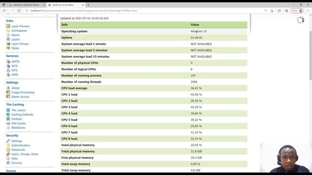 GeoServer Tutorial 2 - Exploring GeoServer Web Interface