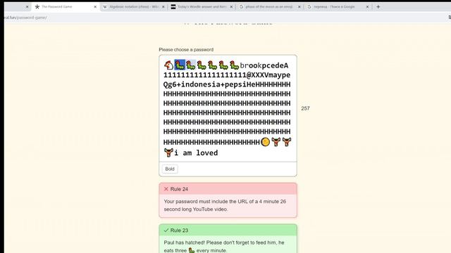 почти придумал пароль | The Password Game | #2