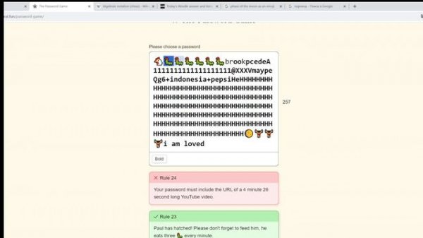 почти придумал пароль | The password game | #2
